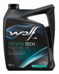 Wolf OFFICIALTECH MS-FE 5W-20 API SN; ACEA A1/B1 синтетическое 5 л 8320385